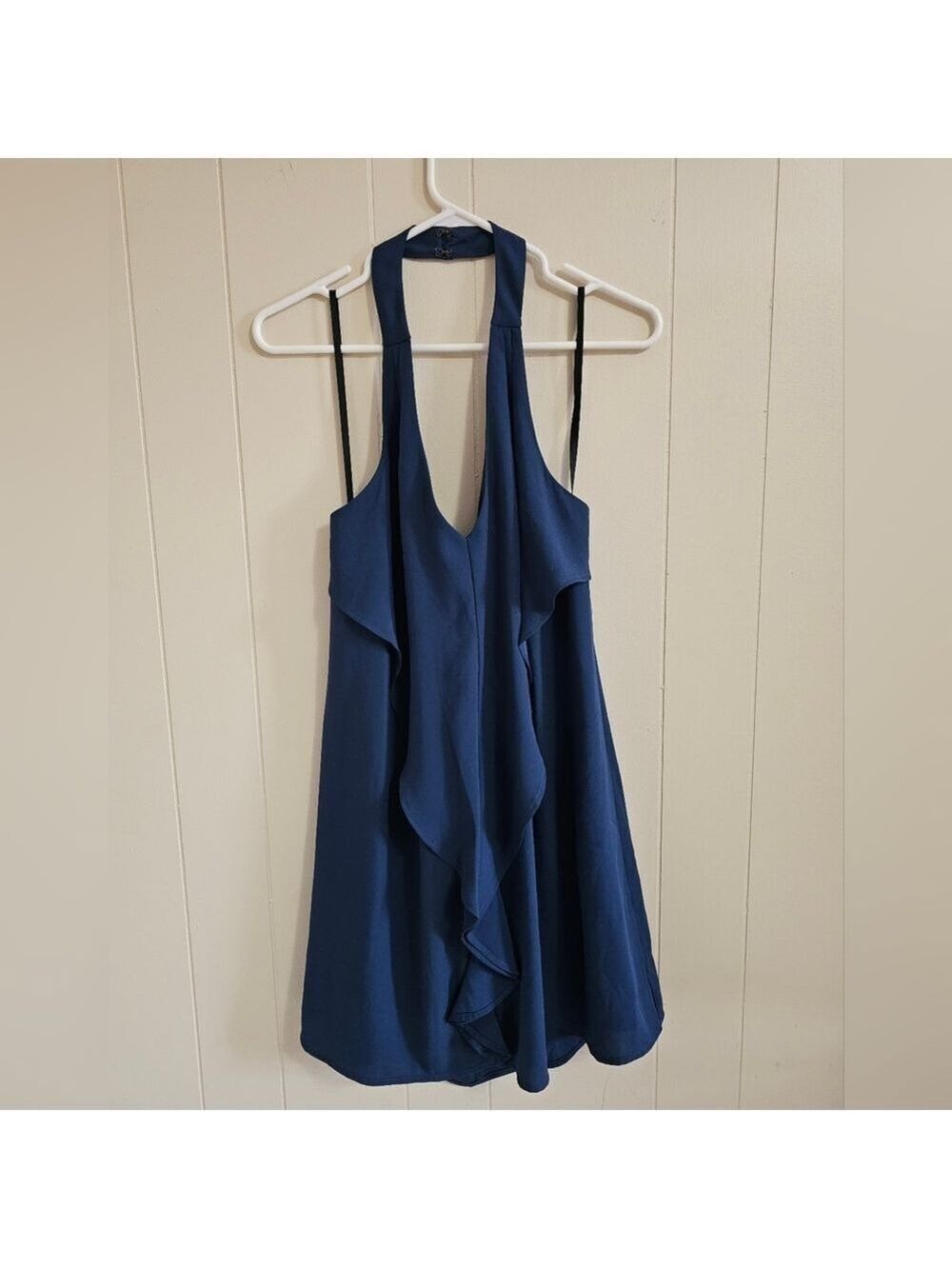 BCBGeneration Blue Ruffle Dress - Picture 2 of 7